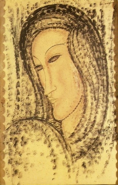 Retrato de una joven viuda de Amedeo Modigliani
