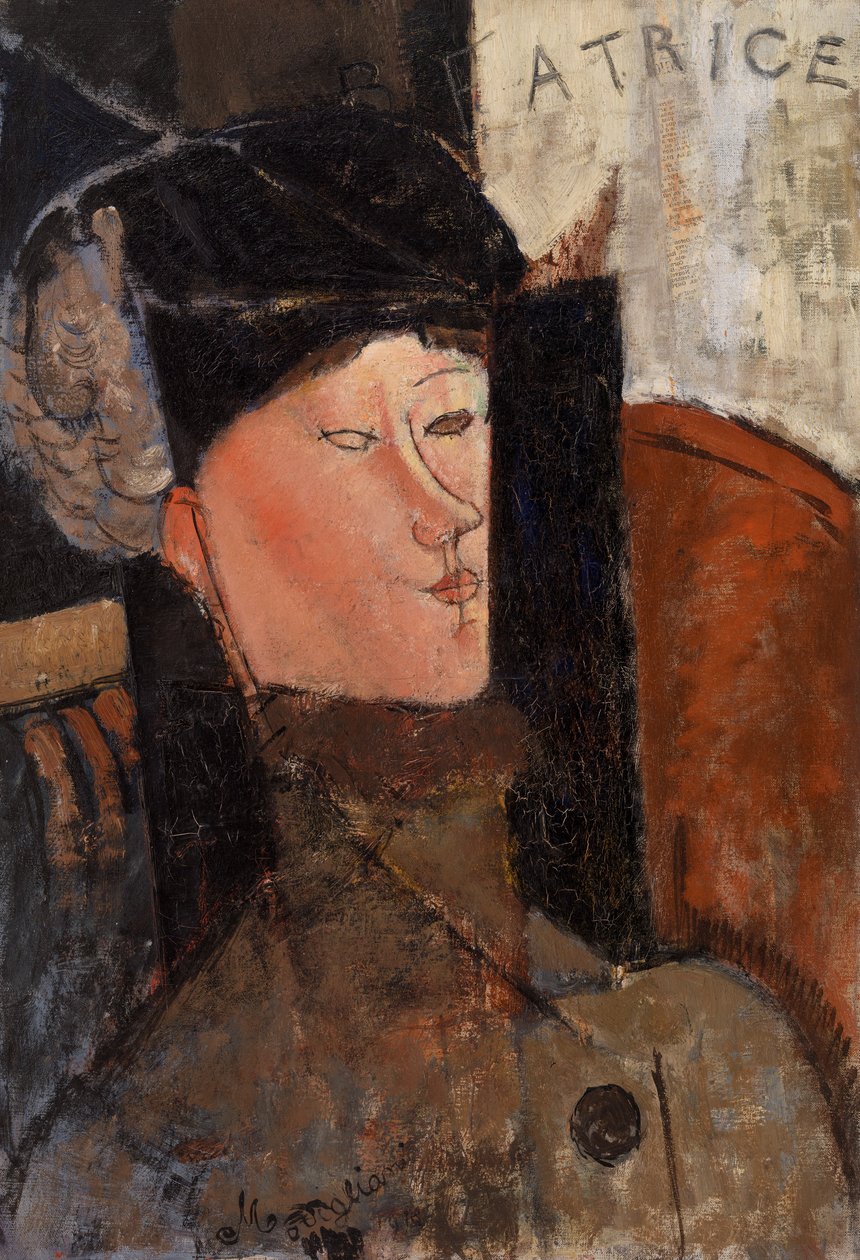 Beatrice (Retrato de Béatrice Hastings) de Amedeo Modigliani