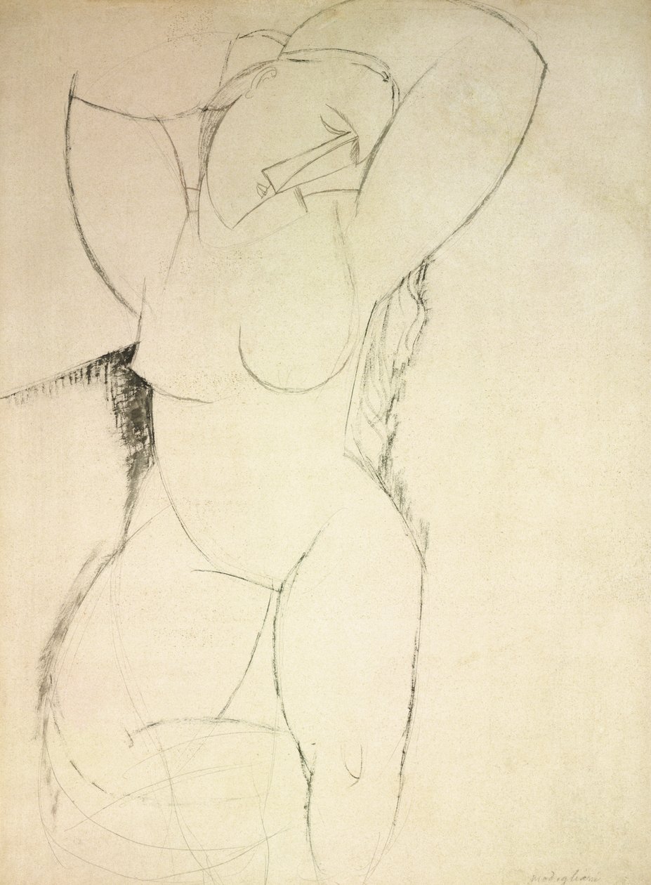Cariatide, c.1913-14 de Amedeo Modigliani