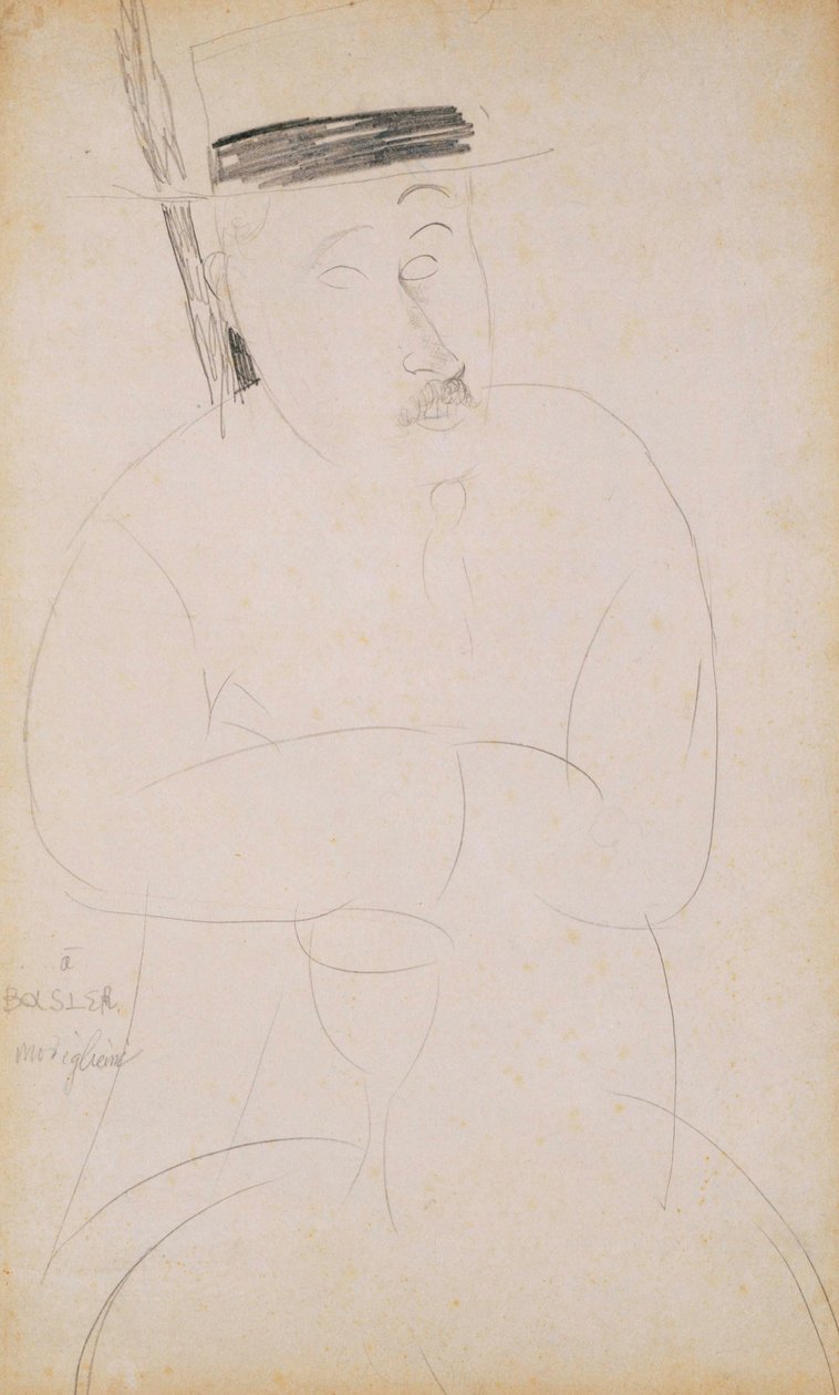 Retrato de Adolphe Basler de Amedeo Modigliani
