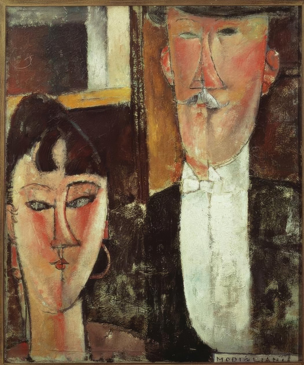 Novia y novio de Amedeo Modigliani