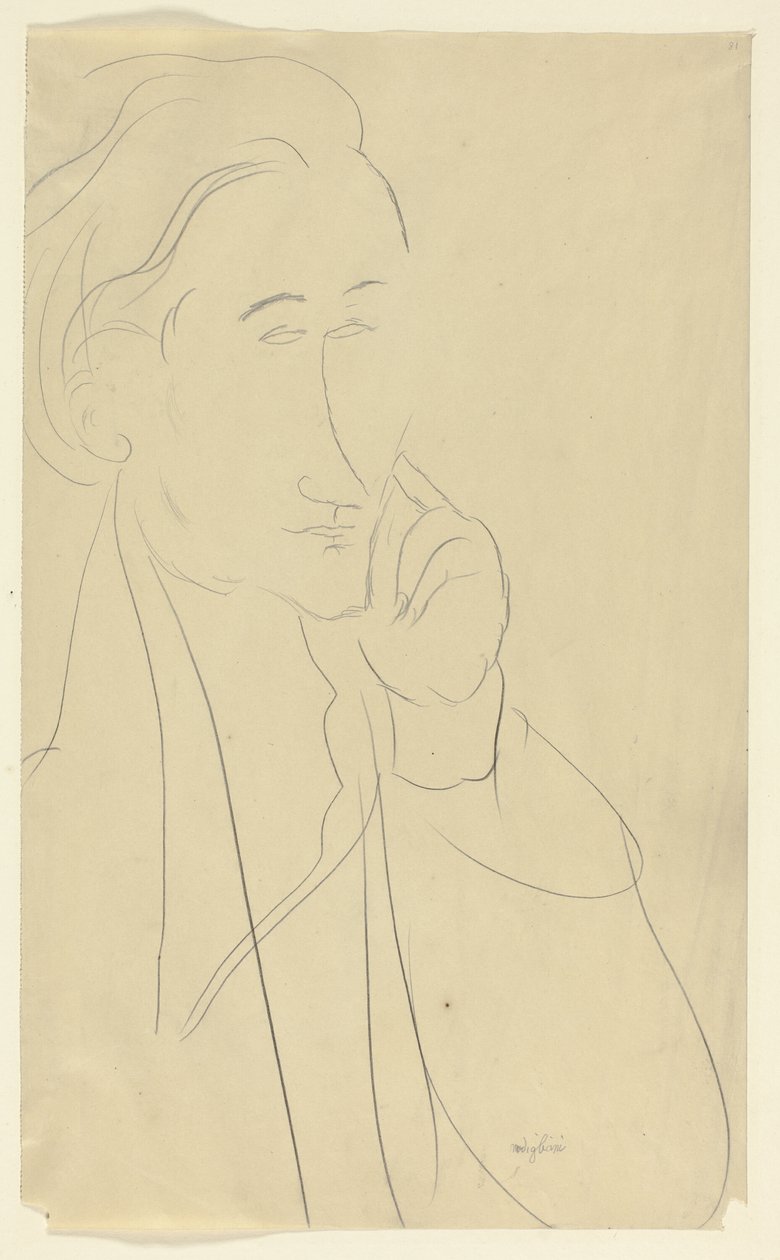 Busto de Zborowski de Amedeo Modigliani
