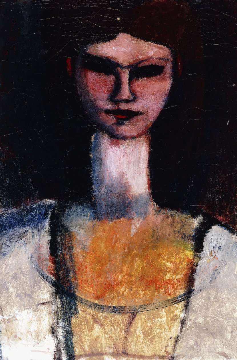 Busto de una joven, c.1910-11 de Amedeo Modigliani