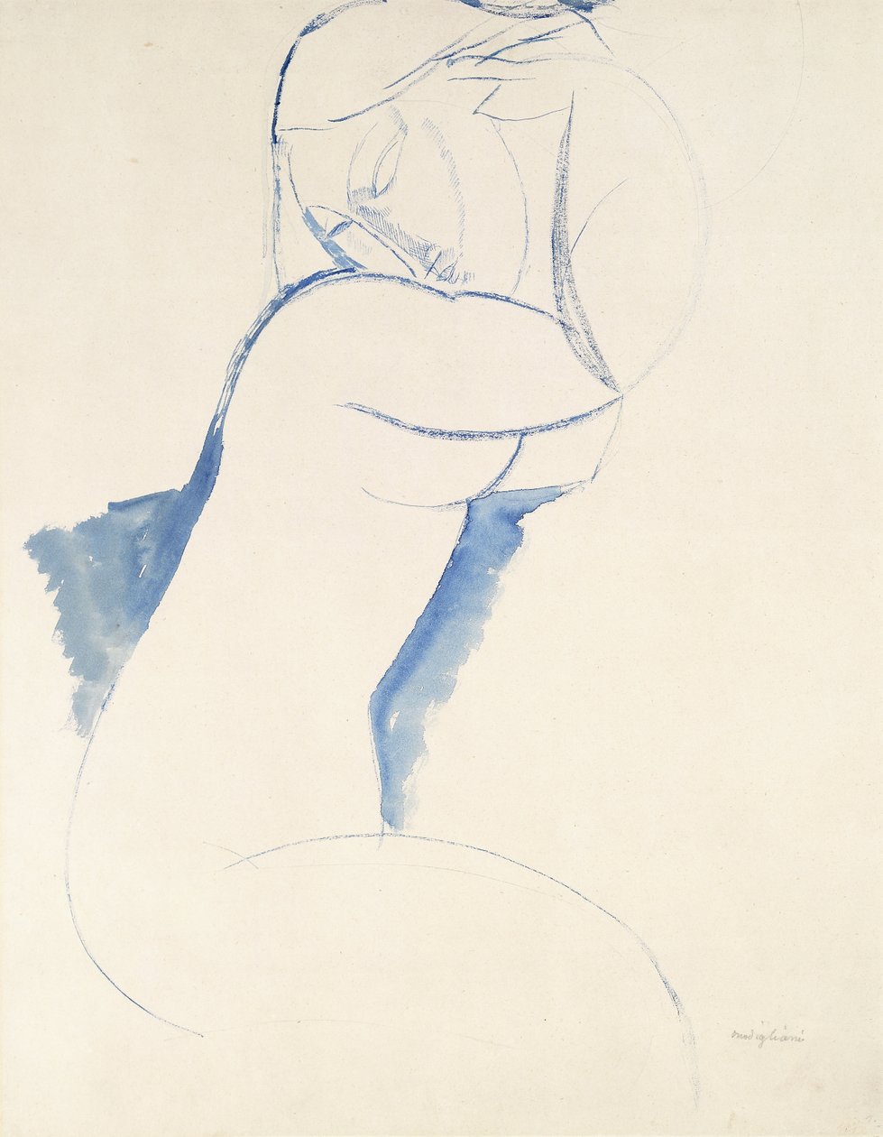Cariatide, c.1913 de Amedeo Modigliani