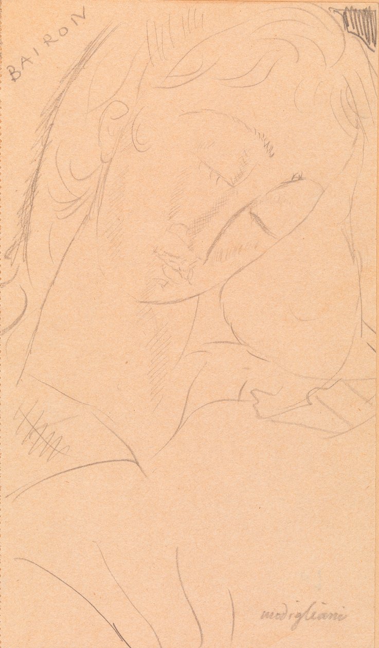 Cabeza - Bairon de Amedeo Modigliani
