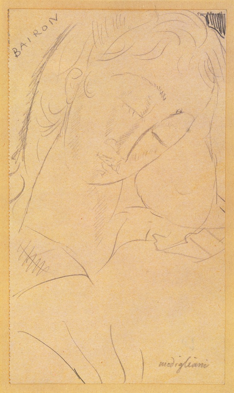 Cabeza - Bairon de Amedeo Modigliani