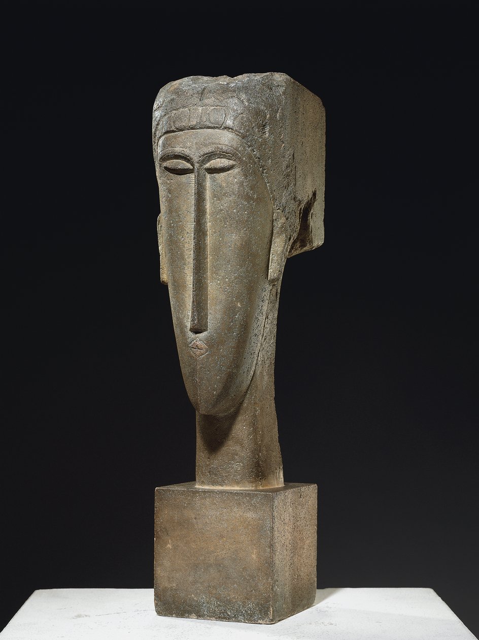 Cabeza, c.1910-12 de Amedeo Modigliani