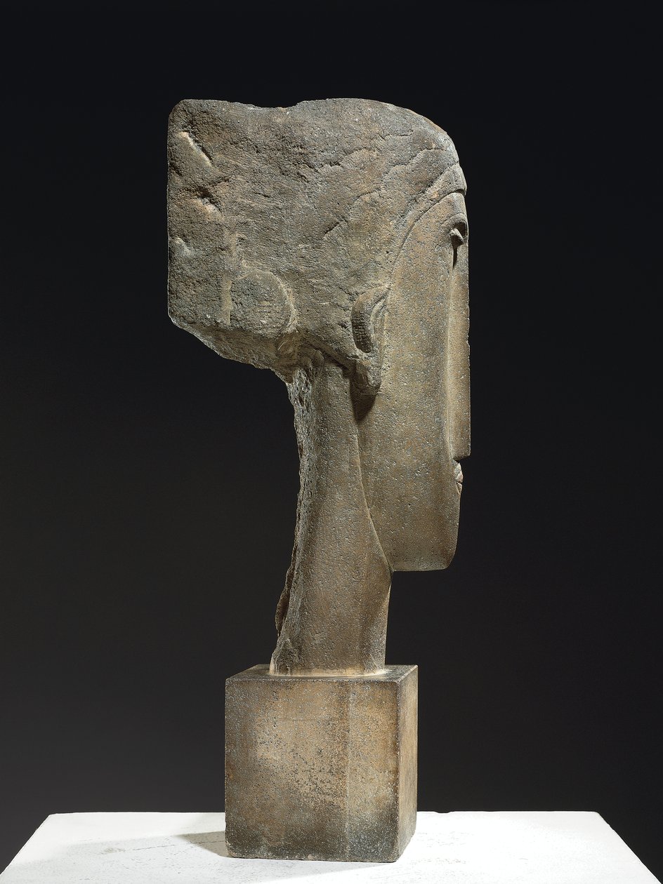 Cabeza, c.1910-12 de Amedeo Modigliani