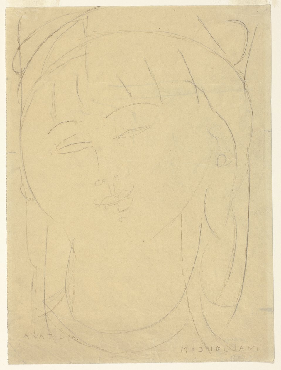 Jefe de Anatolia de Amedeo Modigliani