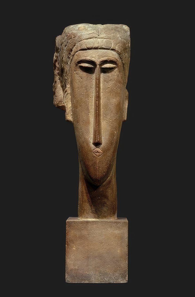 Cabeza de Amedeo Modigliani