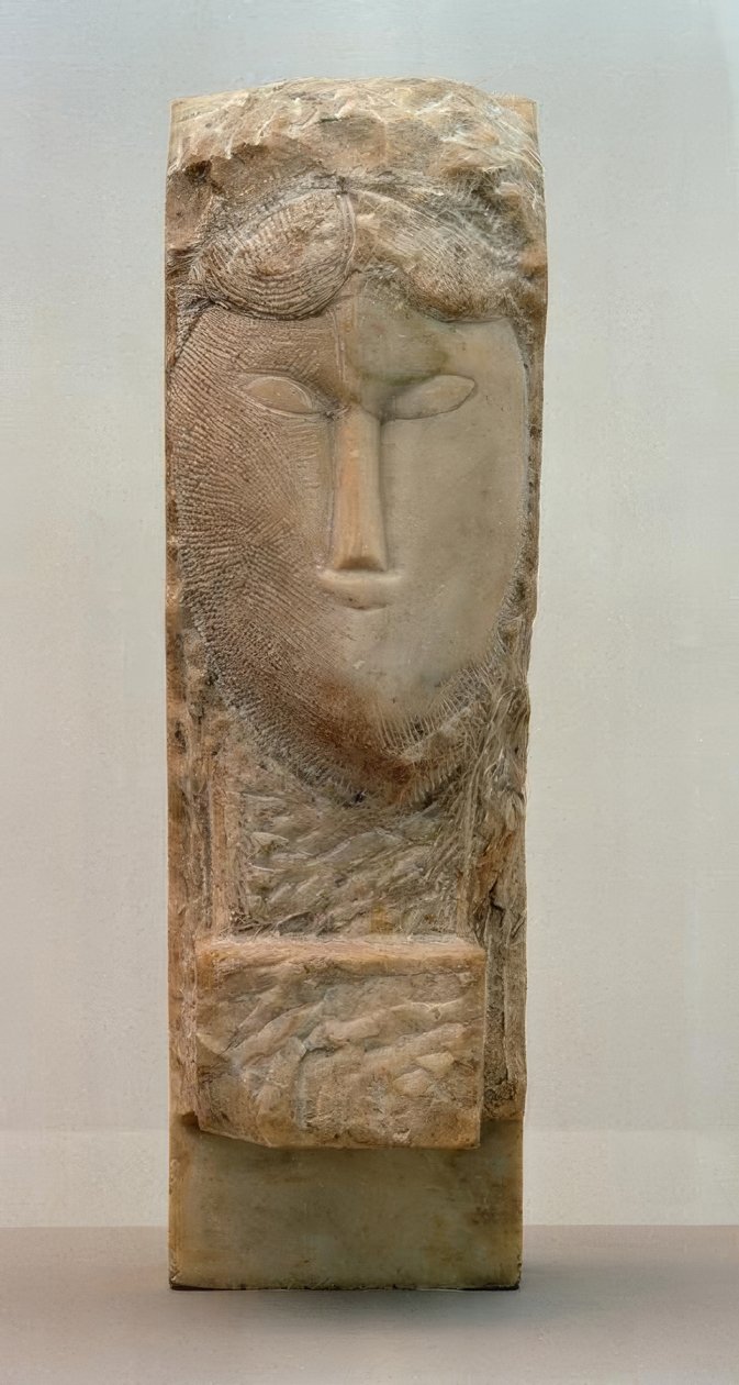 Cabeza de una mujer de Amedeo Modigliani