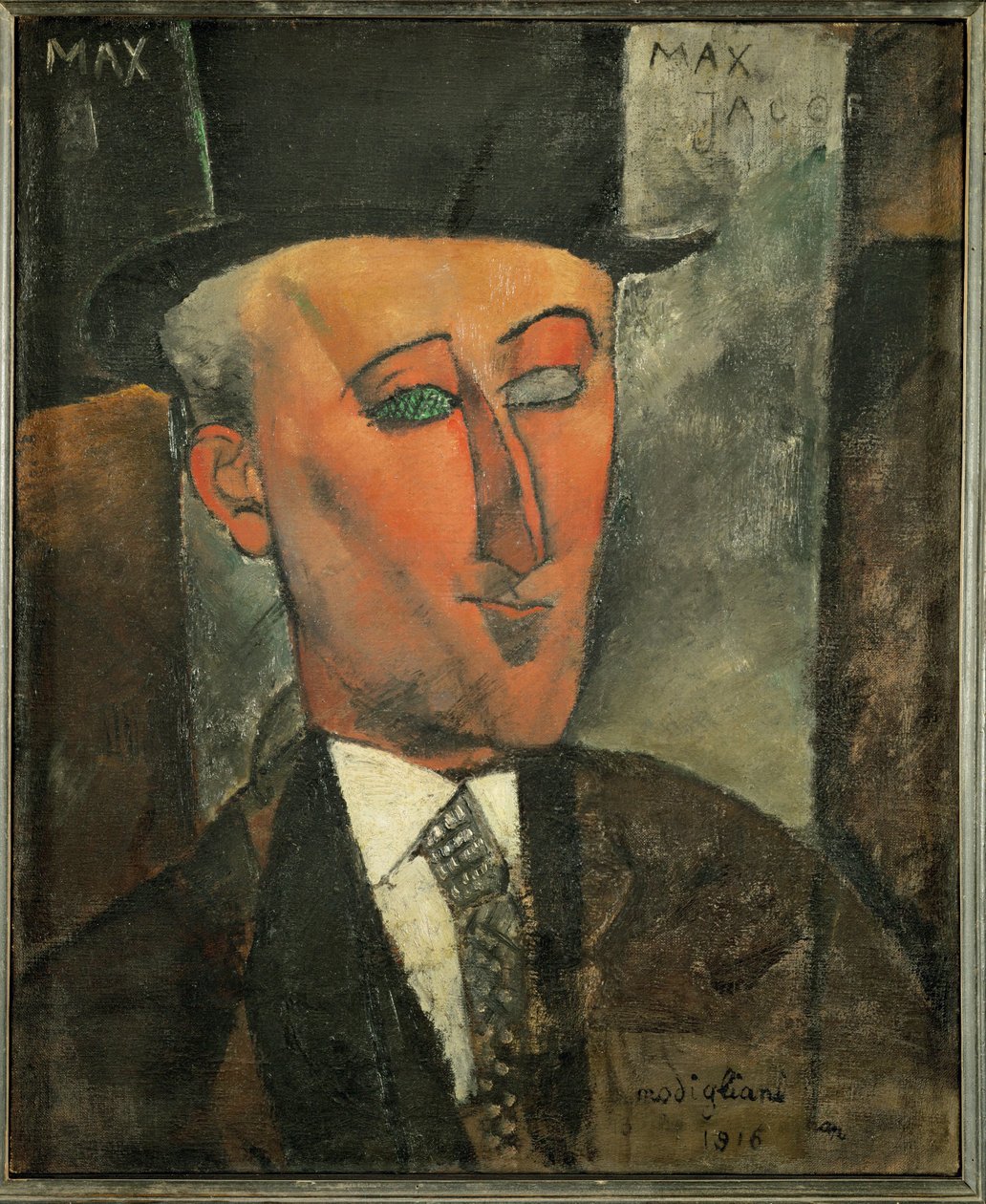 Max Jacob, escritor y crítico de arte de Amedeo Modigliani