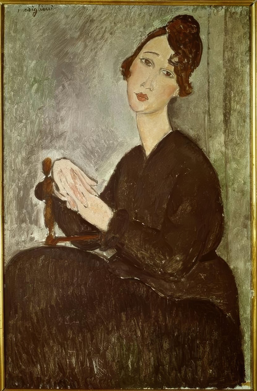 Retrato de Dédie (Odette Hayden) de Amedeo Modigliani
