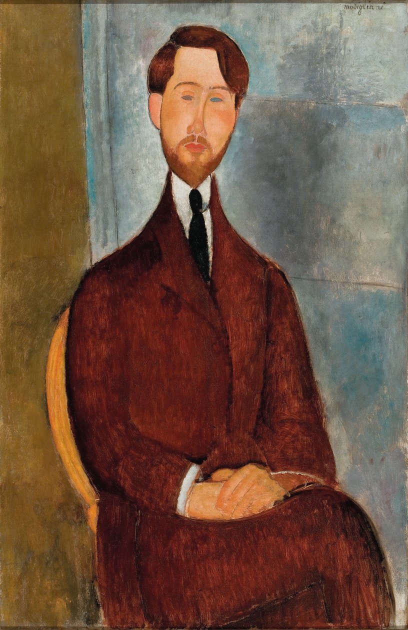 Retrato de Leopold Zborowski de Amedeo Modigliani