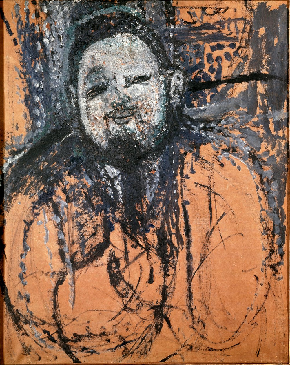 Retrato del pintor mexicano Diego Rivera de Amedeo Modigliani