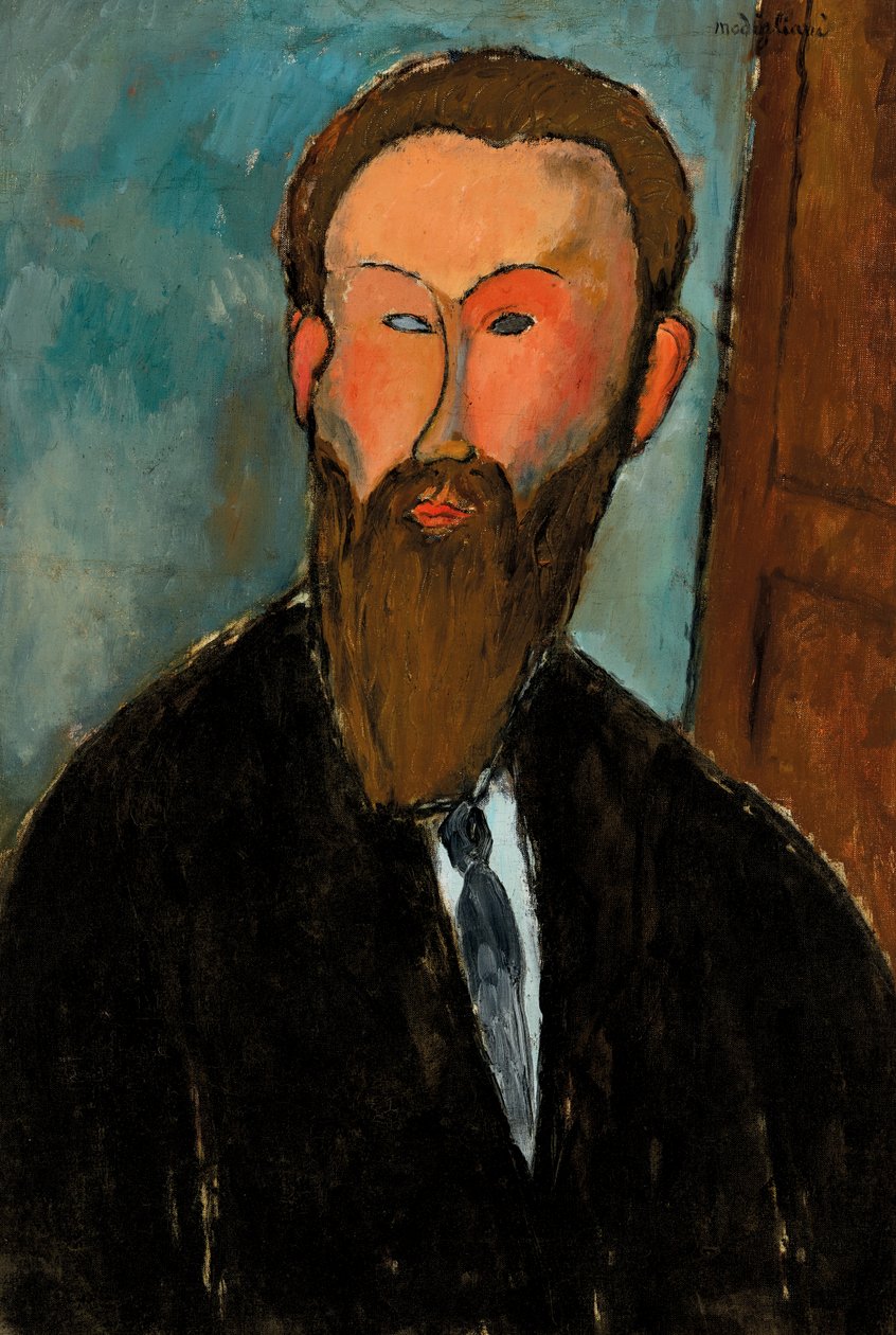 Retrato del fotógrafo Dilewski, 1916 de Amedeo Modigliani