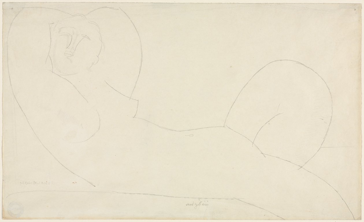 Desnudo femenino reclinado de Amedeo Modigliani
