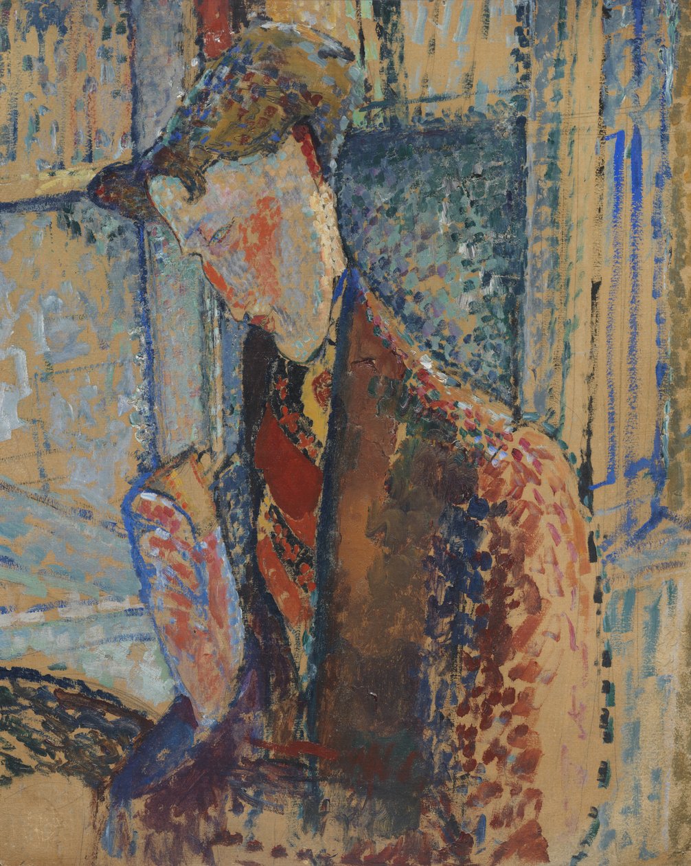 Ensueño (estudio para el retrato de Frank Burty Haviland) de Amedeo Modigliani