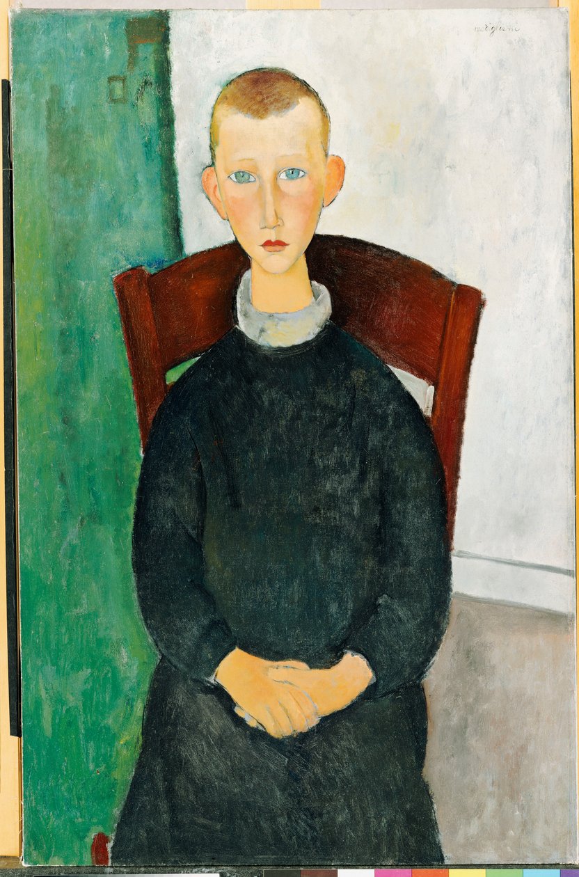 El hijo del cuidador, 1918 de Amedeo Modigliani