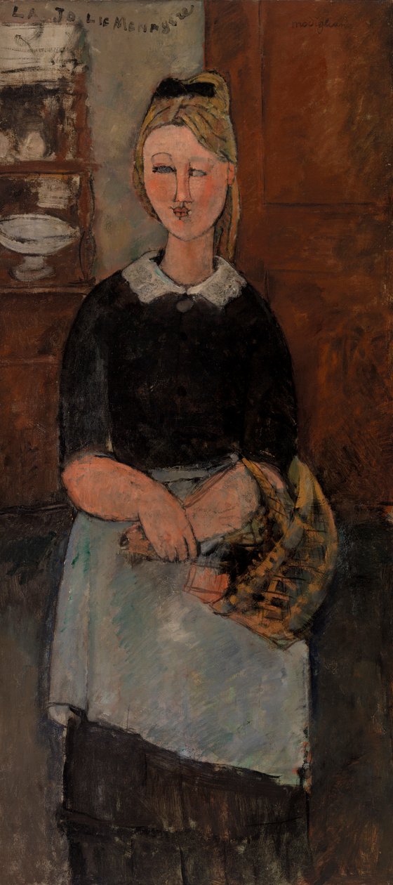 La bonita ama de casa (La Jolie ménagère) de Amedeo Modigliani