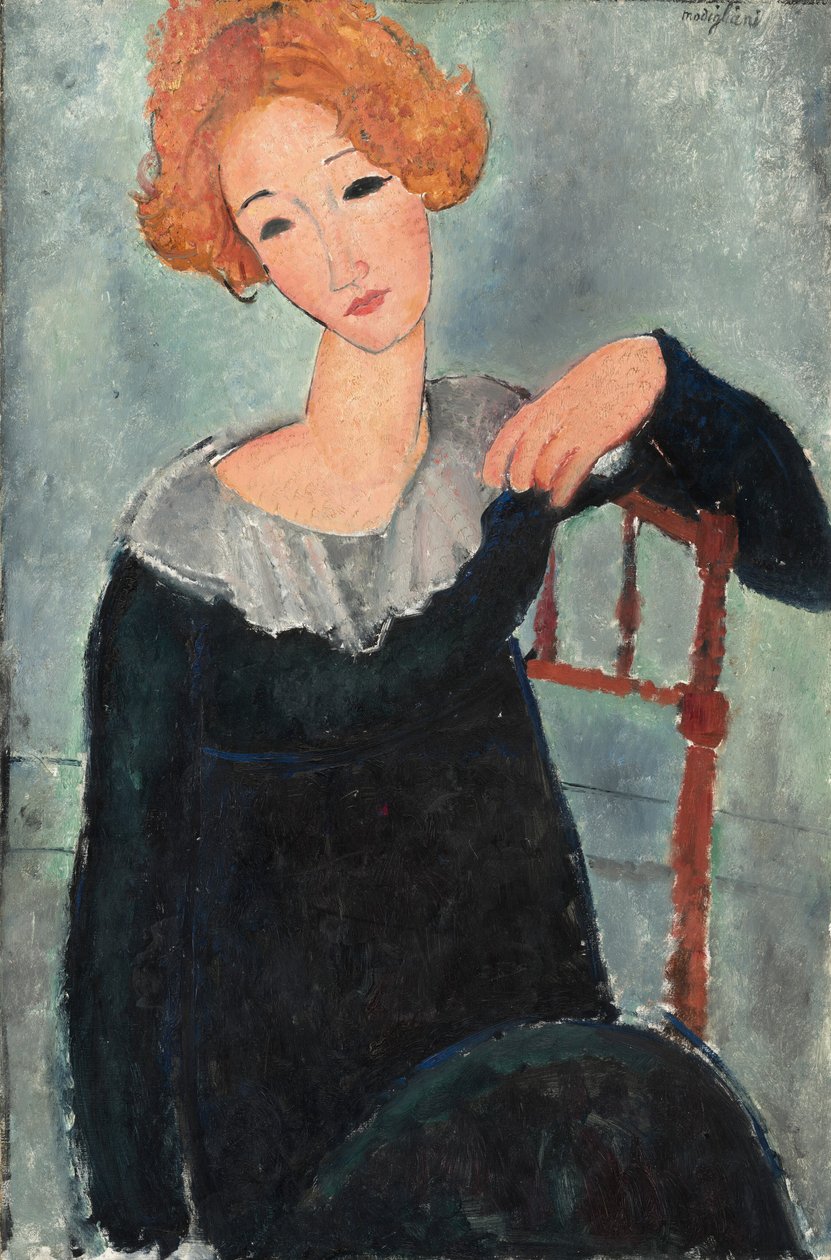 Mujer pelirroja de Amedeo Modigliani