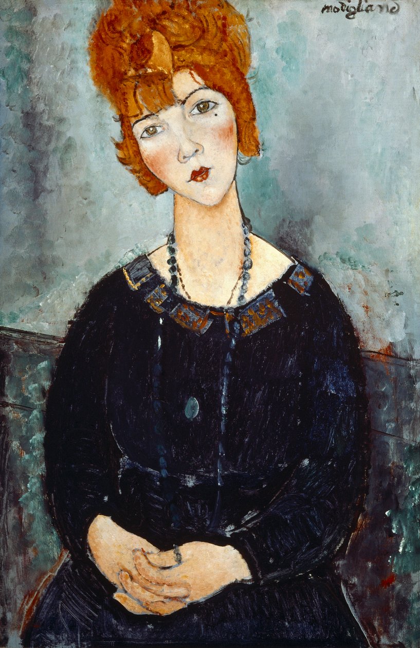 Mujer con collar, 1910 de Amedeo Modigliani