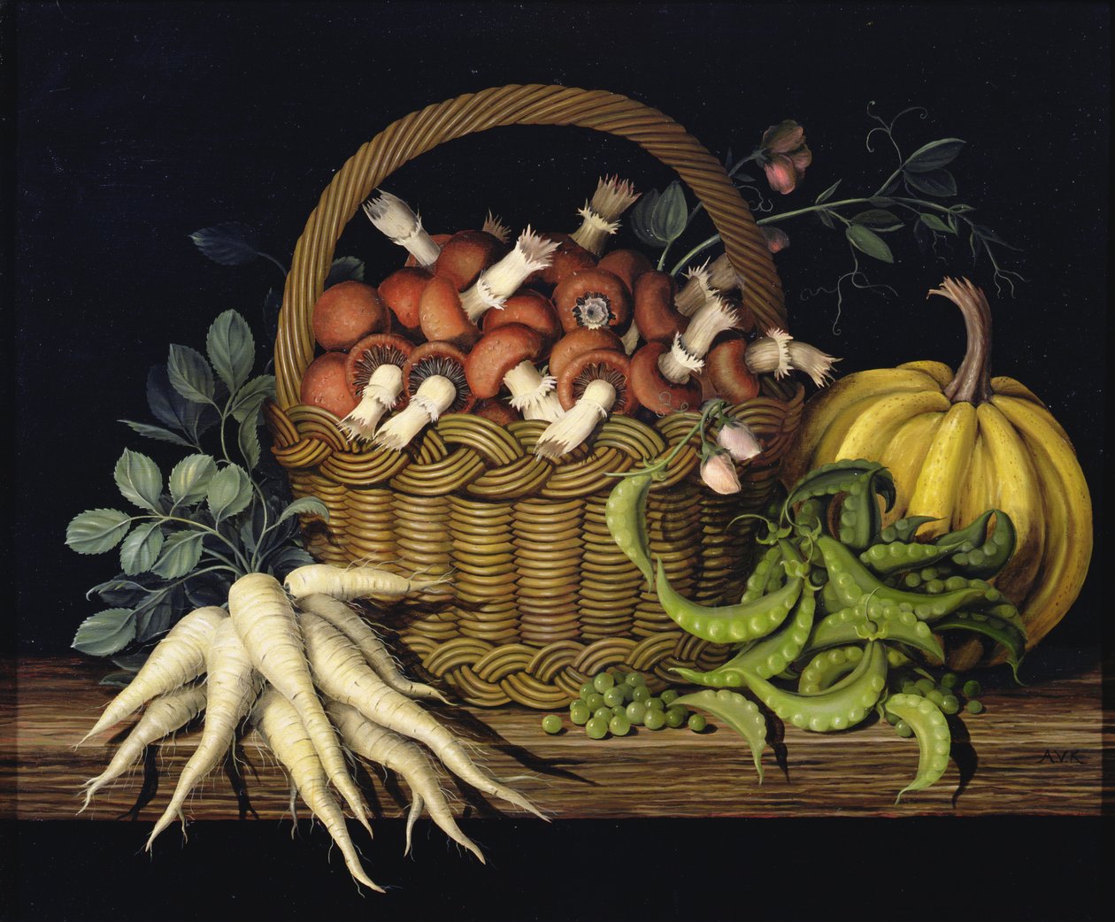 Cesta de setas, 1997 de Amelia Kleiser