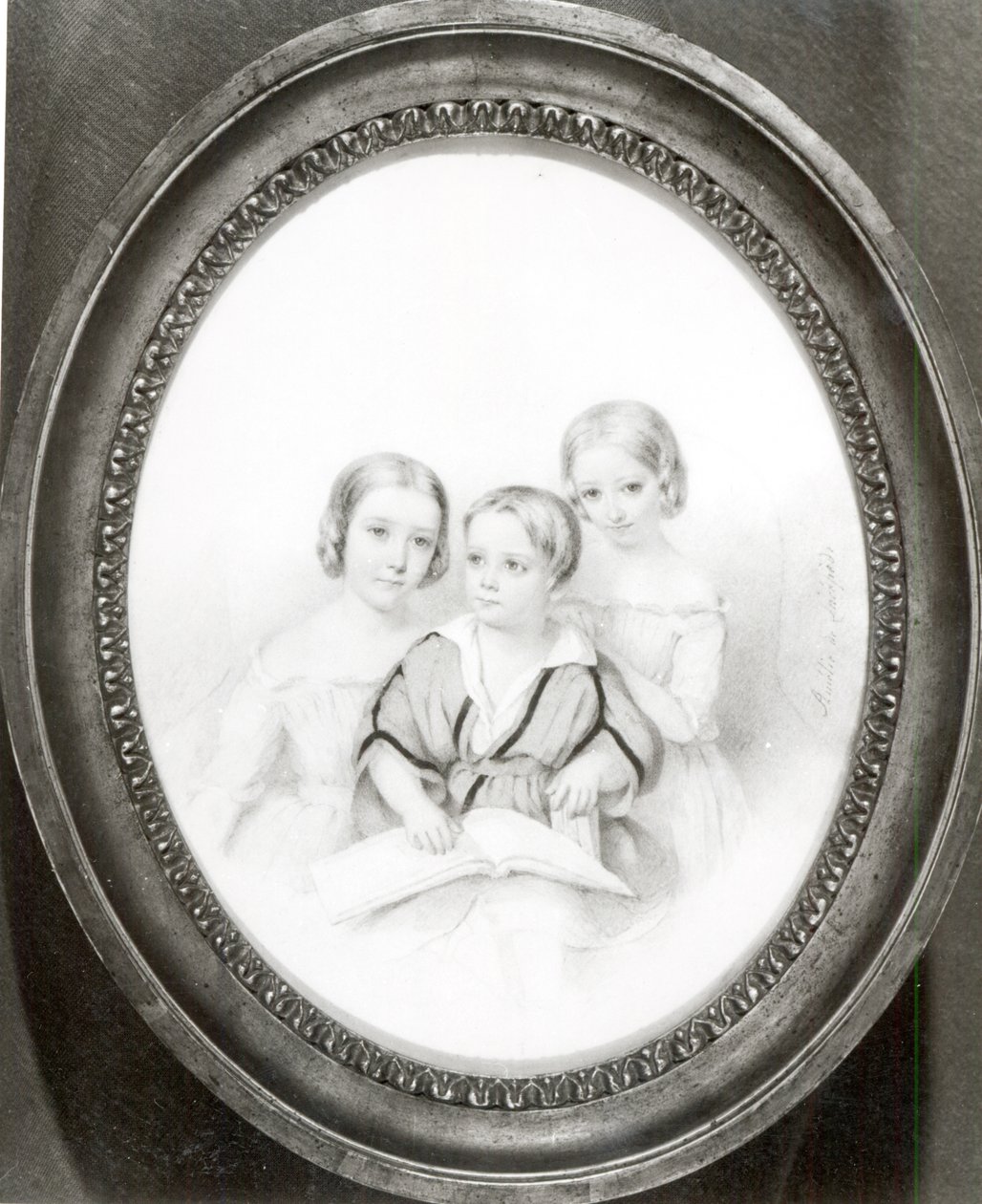 Blandine (n.1835), Cosima (n.1837) y Daniel (n.1839), hijos de Marie d
