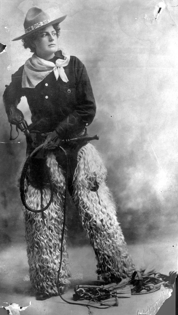Adele Voughle, vaquera, c.1880-1900 de American Photographer