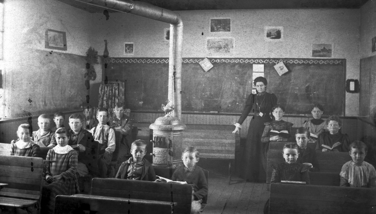 Aula de Aspen, c.1880-90 de American Photographer