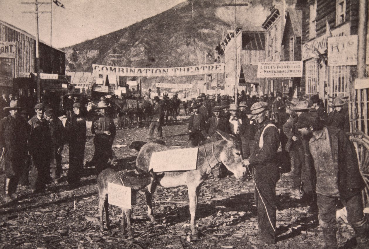 Calle Front, Dawson, c.1898 de American Photographer