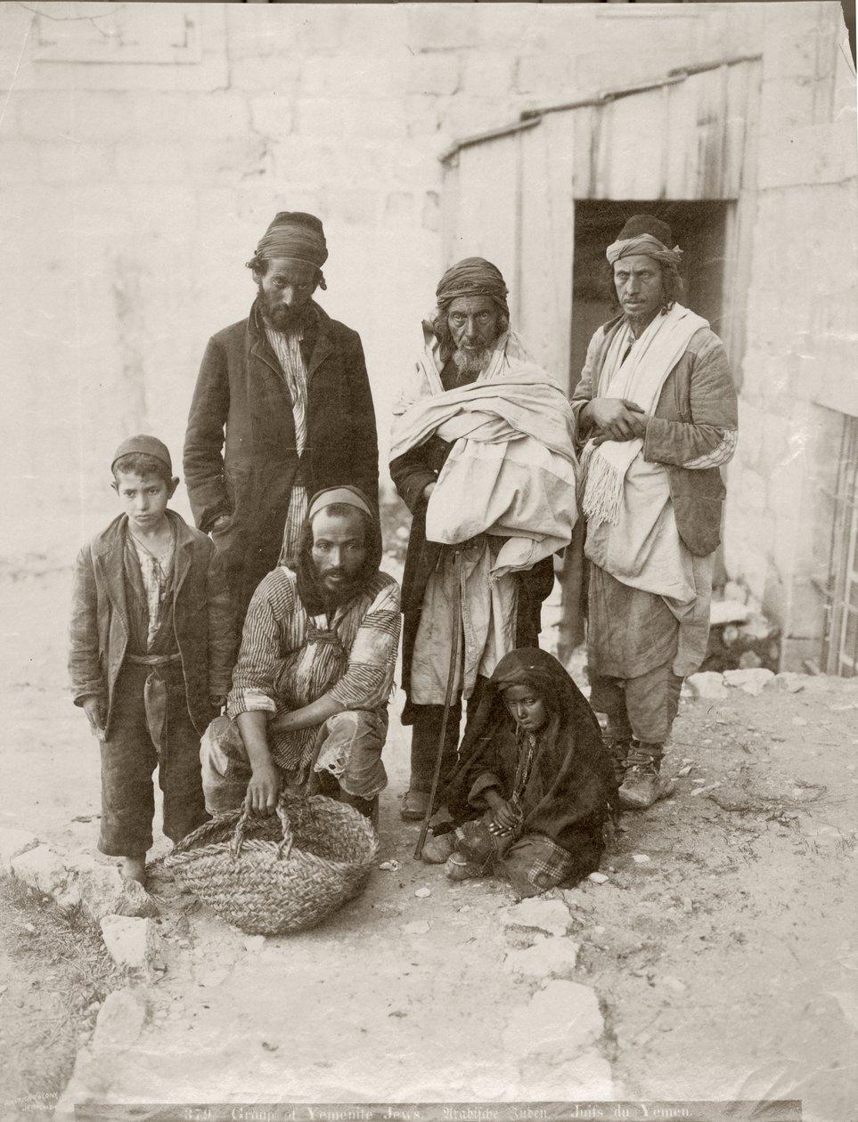 Grupo de judíos yemenitas, c.1898-1911 de American Photographer