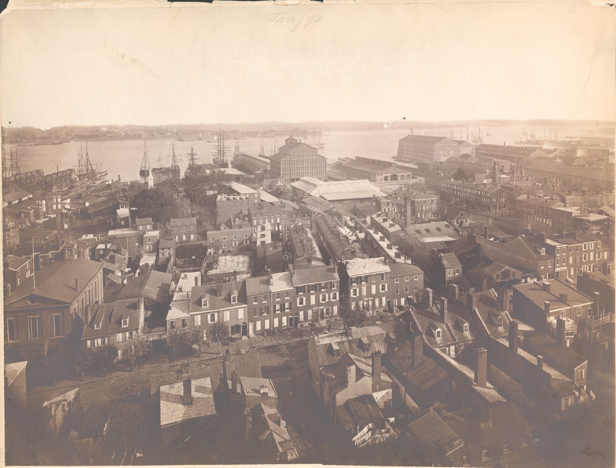 Panorama de Filadelfia, vista este-sureste, enero 1870 de American Photographer