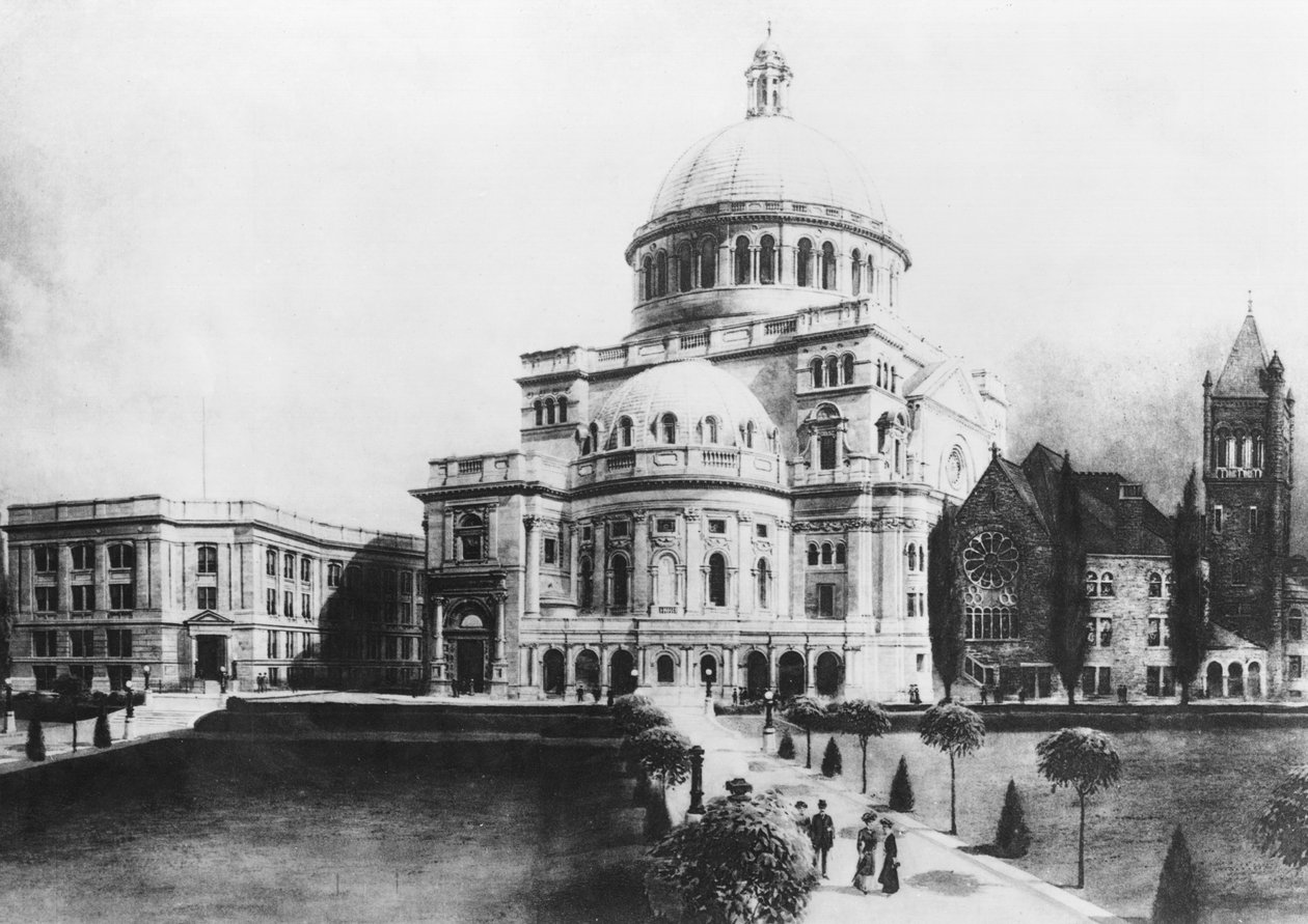 La Primera Iglesia de Cristo, Científico en Boston de American Photographer