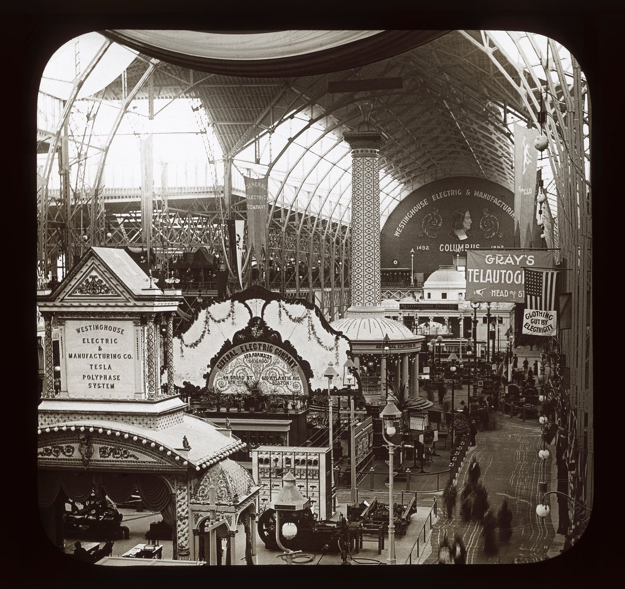 Exposición Mundial Colombina: Edificio de Electricidad, Chicago, 1893 de American Photographer