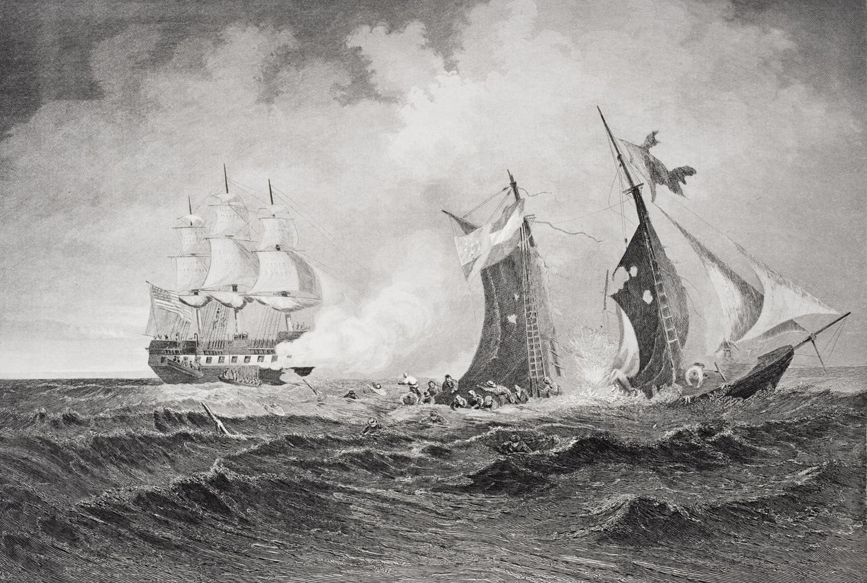 Destrucción del corsario 