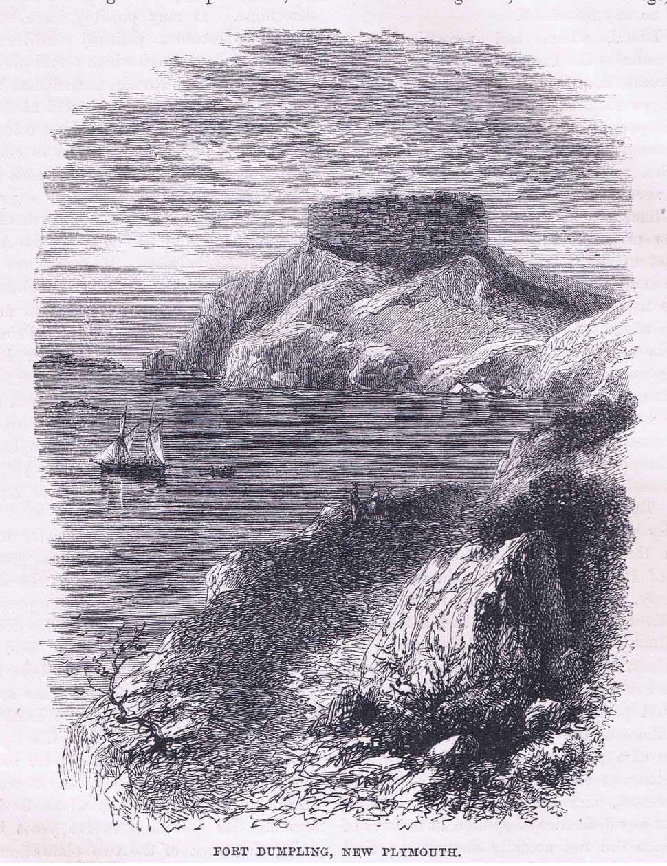 Fuerte Dumpling, New Plymouth 1665, ilustración de la Historia de los Estados Unidos de Cassell publicada por Petter & Galpin c.1890 de American School