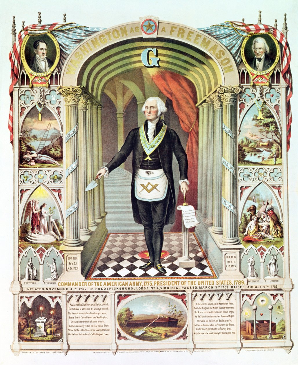 George Washington como masón de American School
