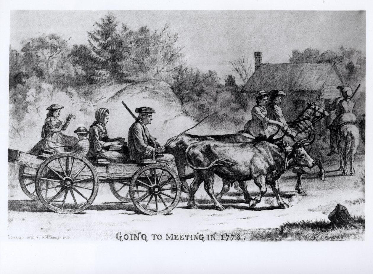 Yendo a la reunión en 1776, 1876 de American School