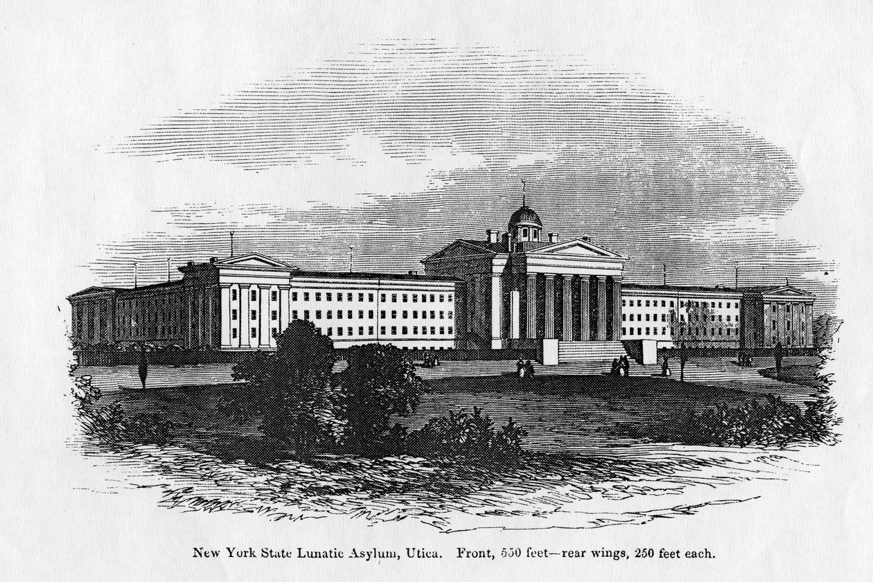 Asilo Lunático del Estado de Nueva York en Utica de American School