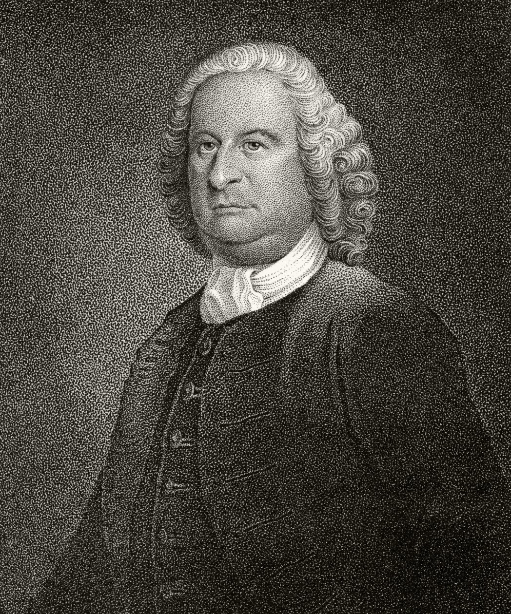 Philip Livingston, grabado por James Barton Longacre (1794-1869) de American School