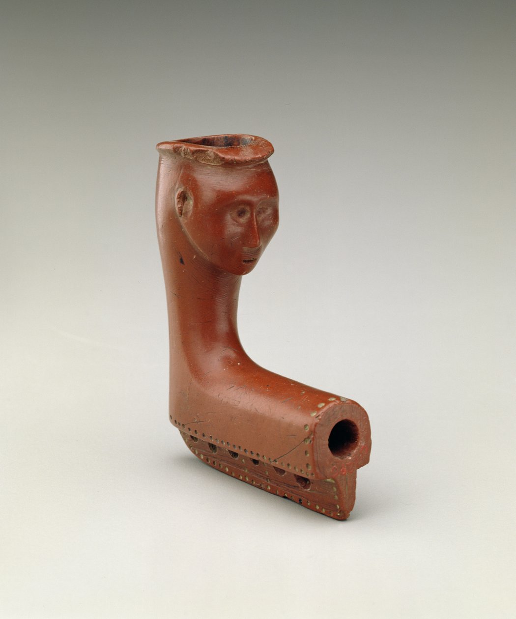 Cazoleta de Pipa, Miami, Nativo Americano, 1750-1800 de American School