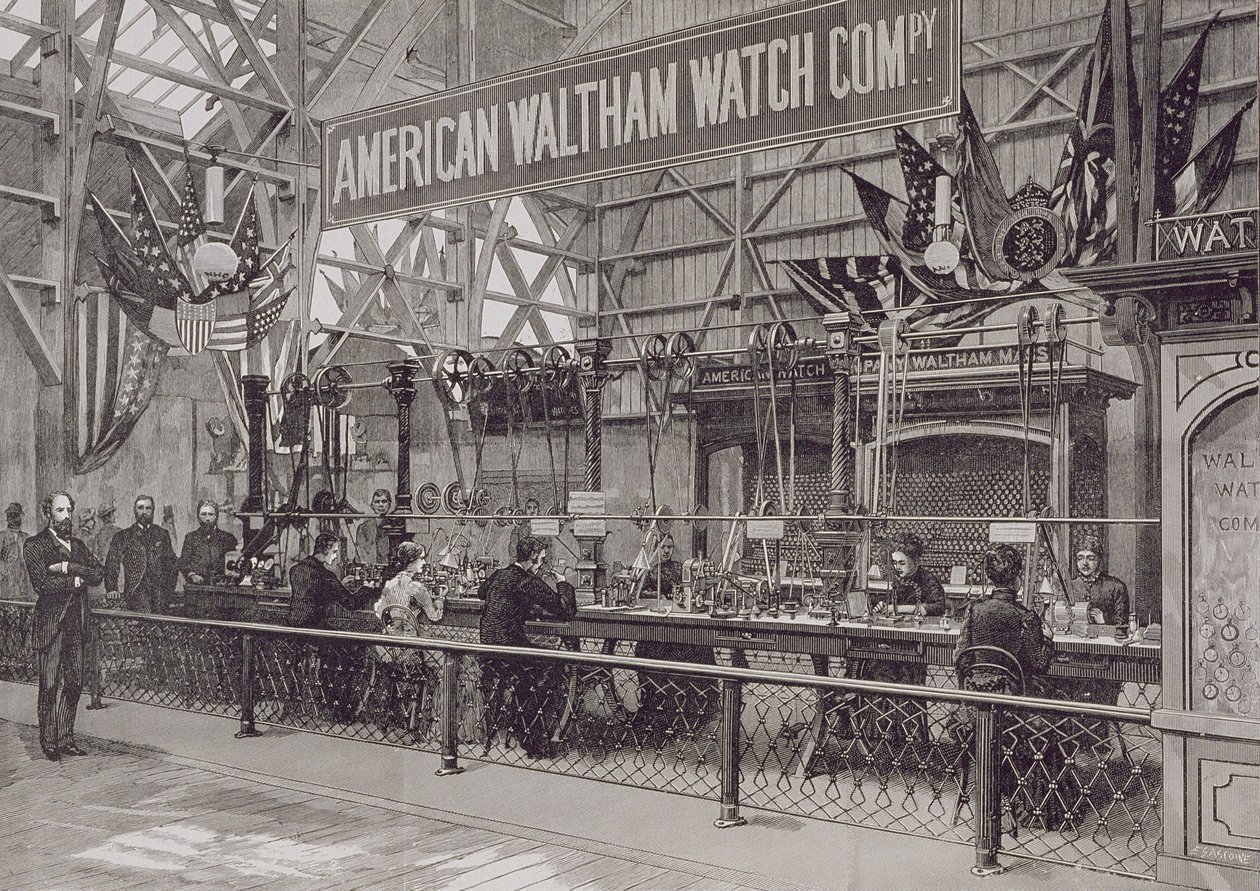La Compañía Americana de Relojes Waltham, Massachusetts, 1885 de American School