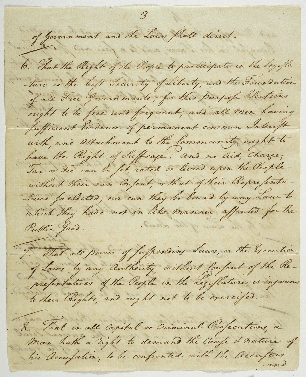 La Carta de Derechos, copia firmada en Federal Hall, 1789 de American School