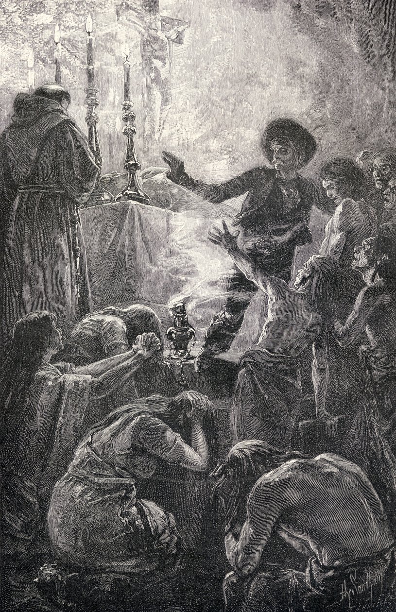 El funeral del Padre Junípero, de 