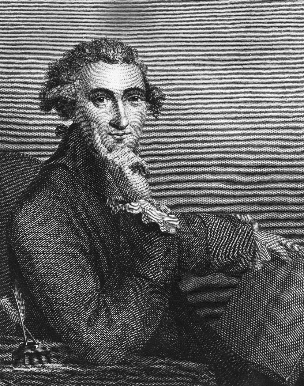 Thomas Paine, grabado por William Angus, 1791 de American School