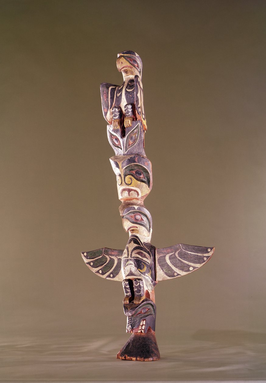 Tótem del Clan del Pájaro Tinglit de American School