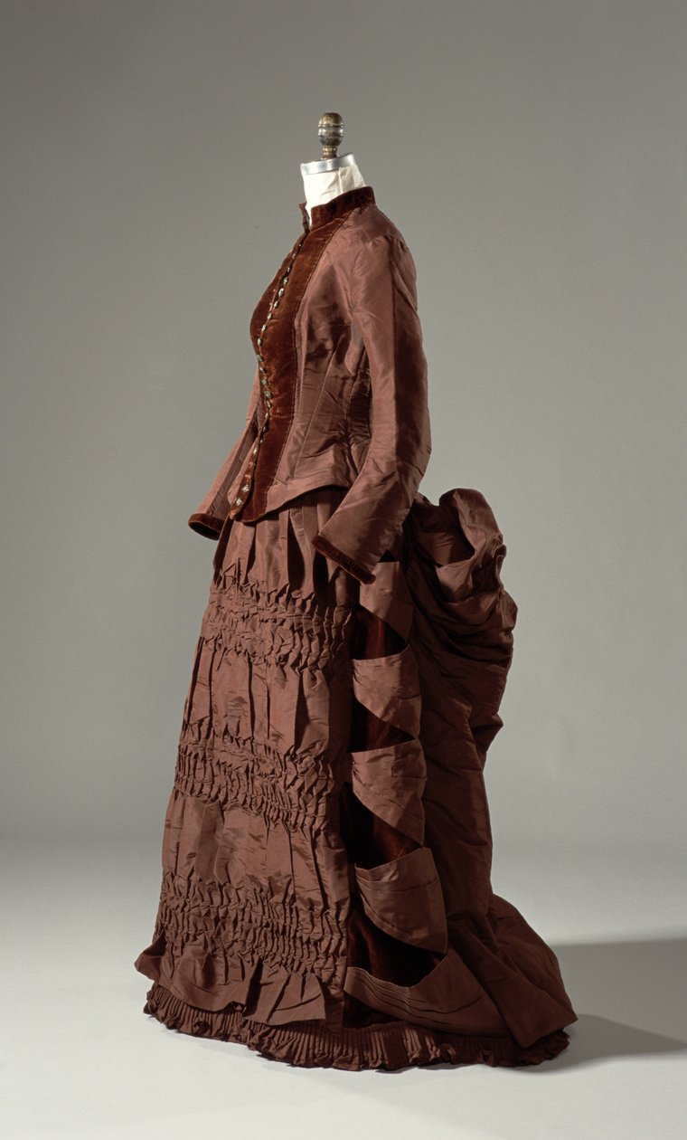 Vestido de paseo, c.1880 de American School