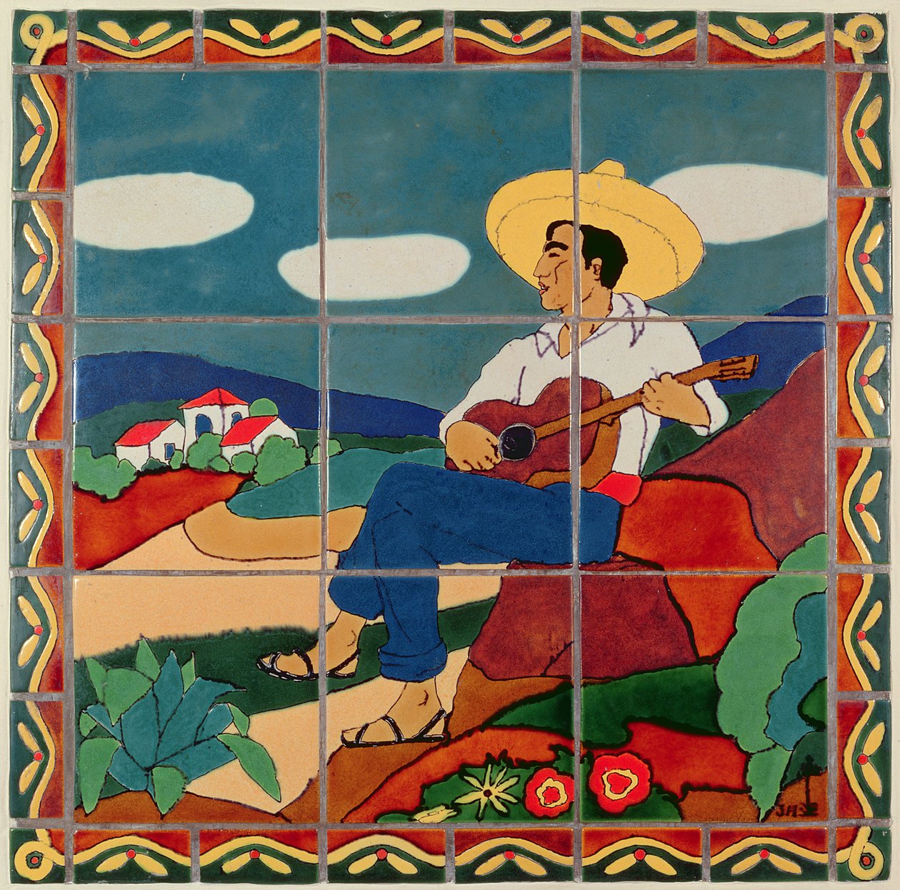 Azulejo de habitación de Texas Occidental de American School