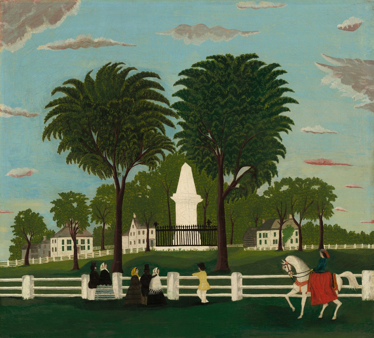 Monumento de la batalla de Lexington de American 19th Century